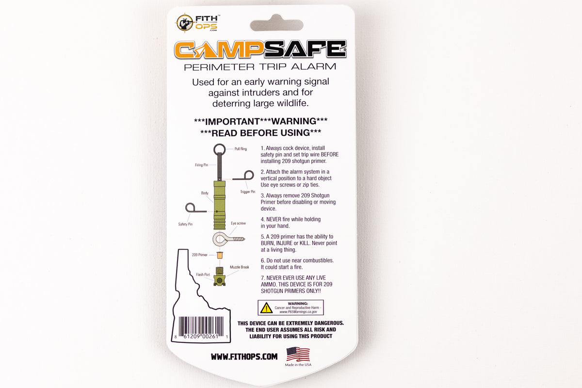 [Fith Ops Perimeter Camp Safe (209 Primer Only) Trip Alarm]]
